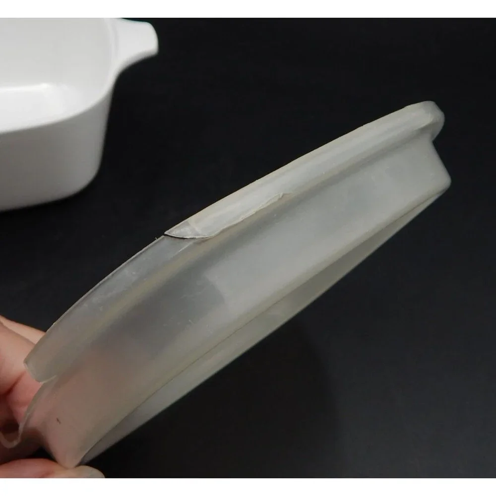 Corning Ware P-43-B White Casserole Dish Plastic Storage Lid 700 ML